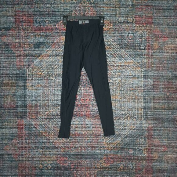 Under Armour womens black lined tights S EUC - Picture 2 of 3